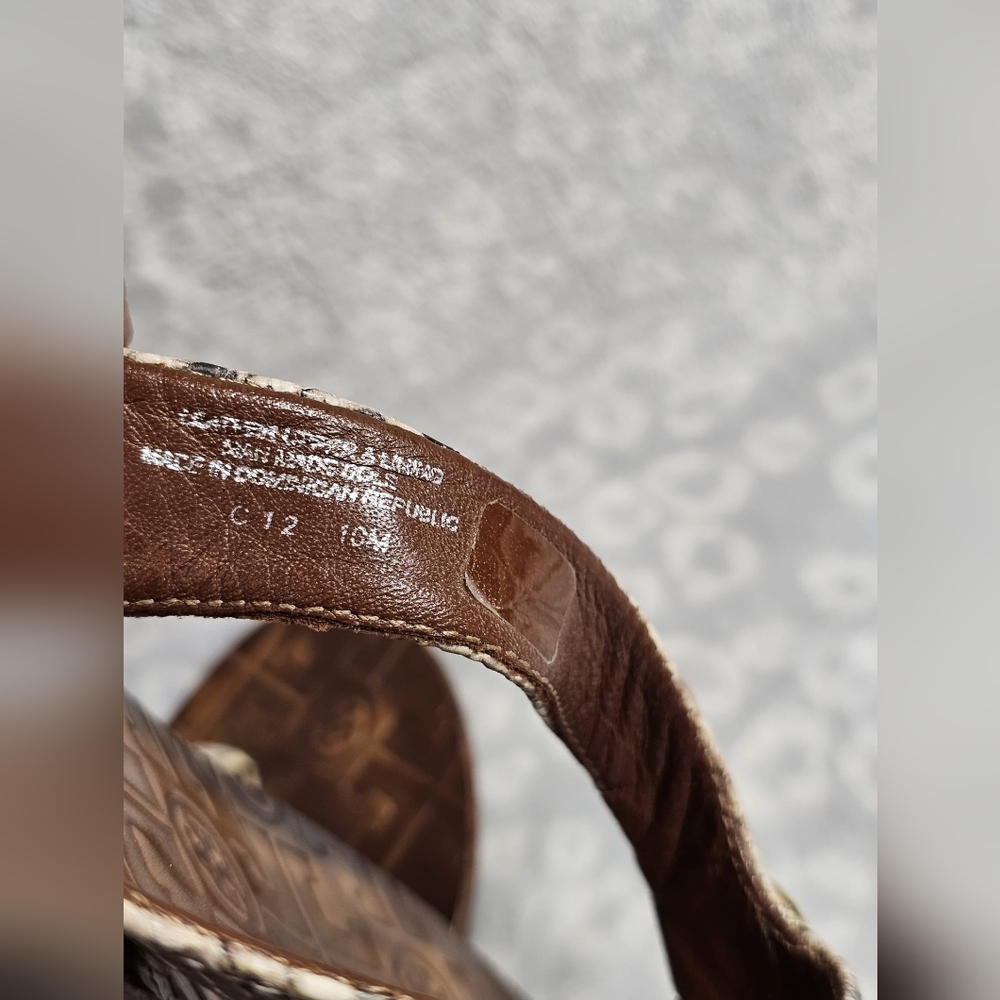 Tory Burch python printed Flip Flops - Picture 2 of 4